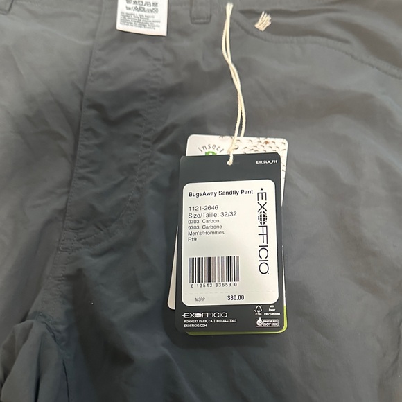 Exofficio Charcoal Outdoor Pants - Picture 3 of 11